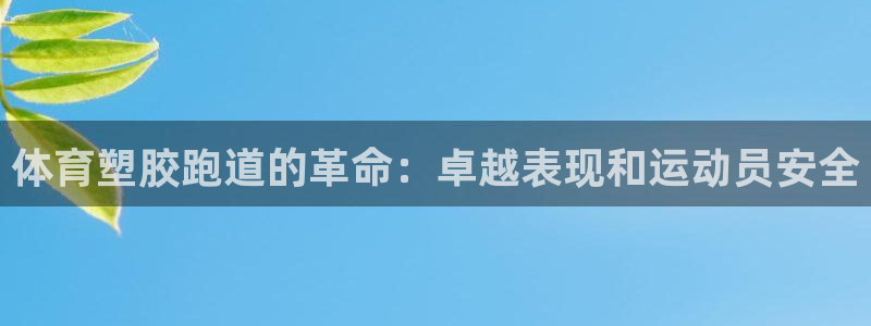 d88尊龙平台开户：体育塑胶跑道的革命：卓越表现和运